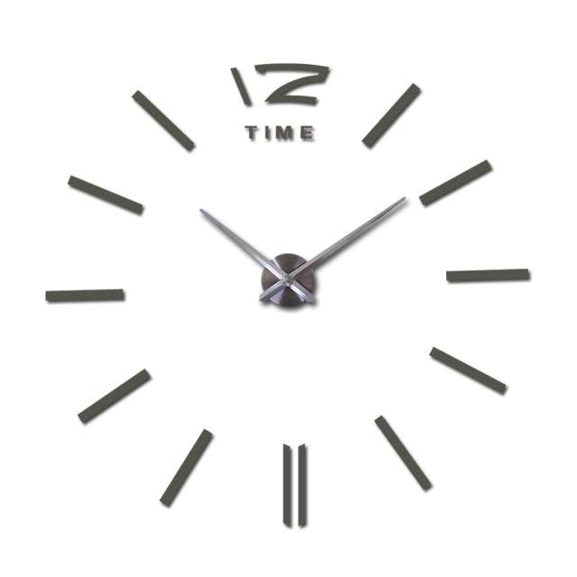 Wall Clock Watch Clocks 3D Frameless Wall Clock Large Stickers Wall Decoration for Living Room Bedroom 3D Acrylic Mirror Stickers Living Room Quartz Needle Europe