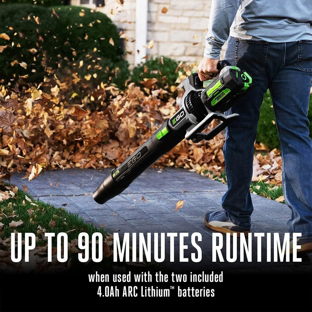 EGO | EGO POWER+ 880-CFM (200-MPH) Handheld Leaf Blower, w (2) 4Ah Batteries and Charger