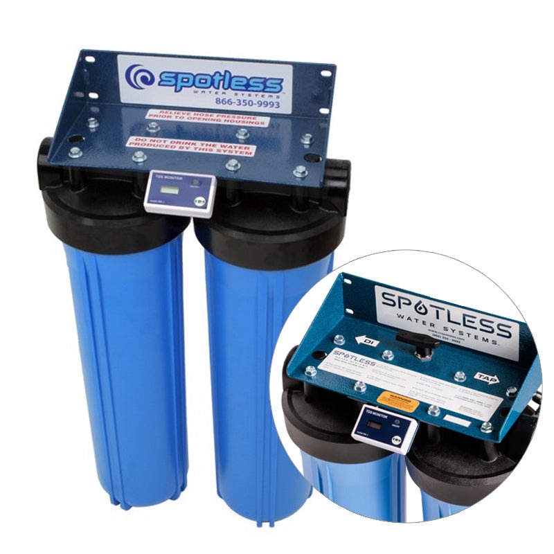 CR SPOTLESS 300 Gallon Deionized Water Filter Wall Mounted System