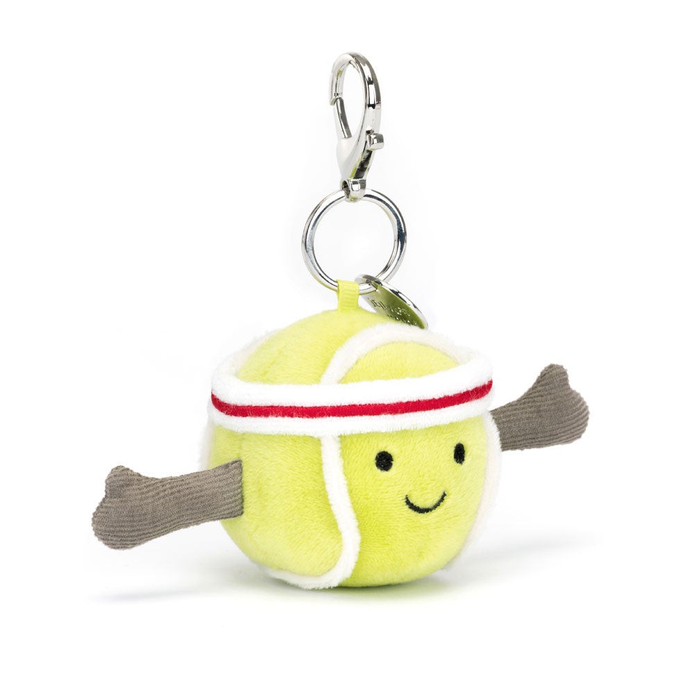 Jellycat Amuseables Sports Tennis Ball Bag Charm 運動網球鑰匙扣