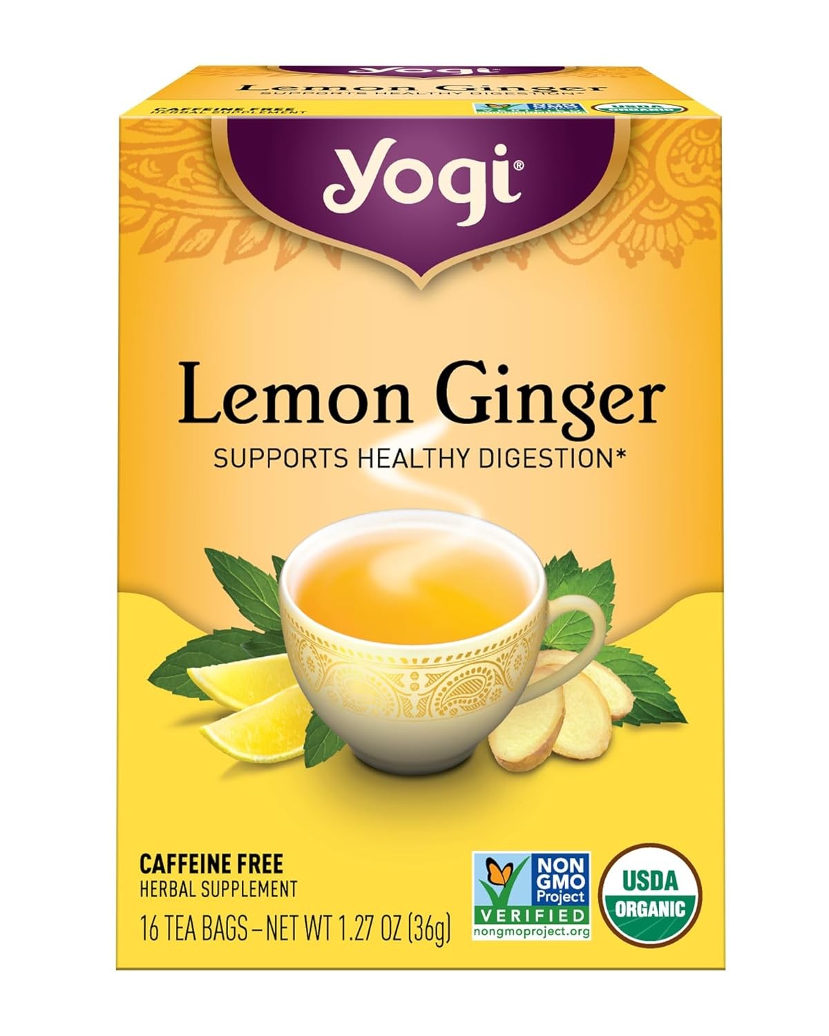 Yogi Tea Honey Chai Turmeric Vitality – Warming Spice Tea for Mid-Morning Break, Deep Work Flow, and Mental Clarity