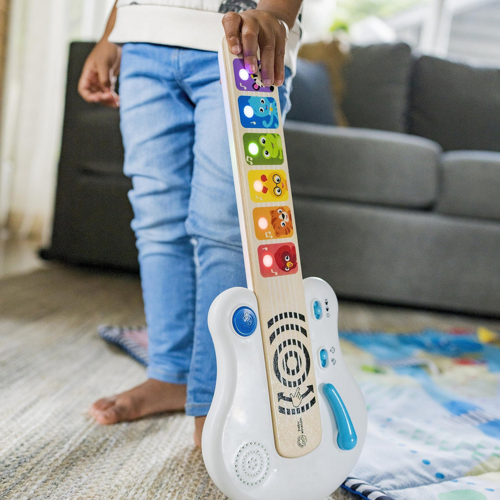Light Up Strum Along Magic Touch Wooden Guitar