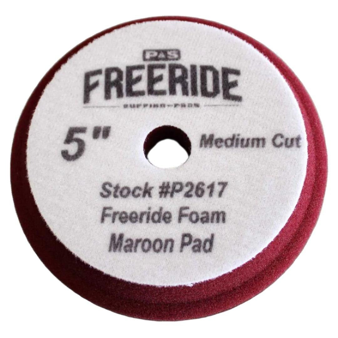 P&S DB Freeride Foam Maroon Pad - Medium Cut