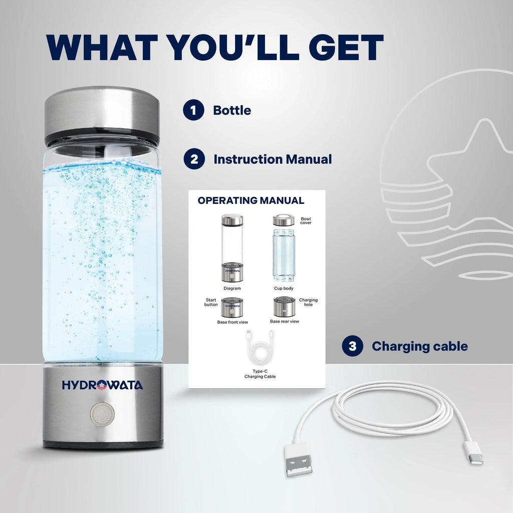 HydroWataTM Hydrogen Water Bottle