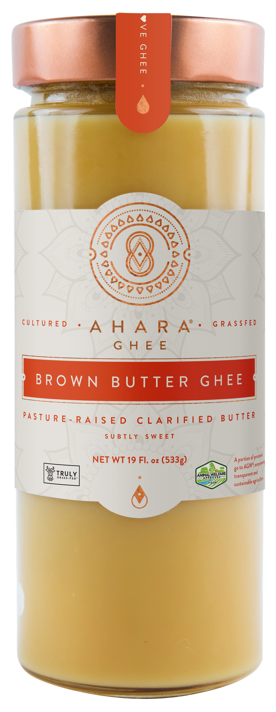 Grass-Fed Brown Butter Ghee | Ahara Rasa