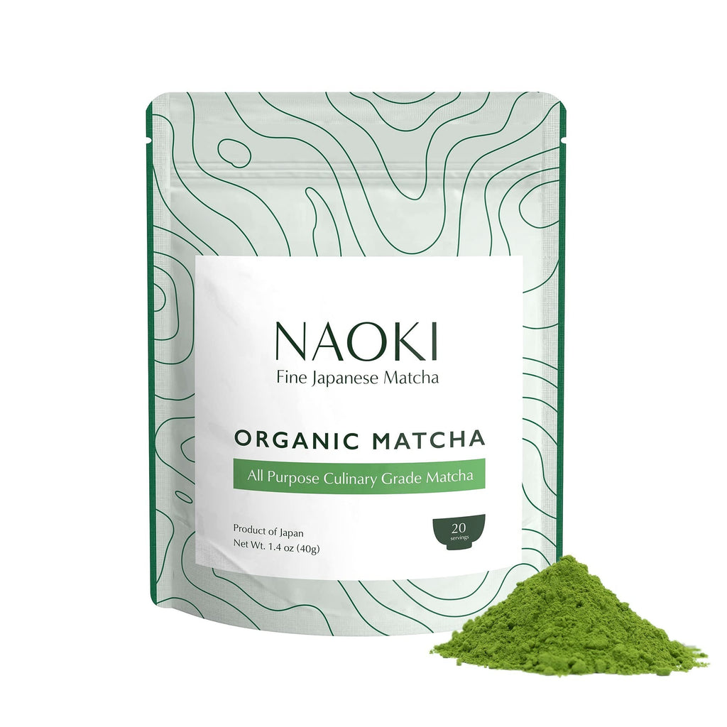 Naoki Matcha Superior Ceremonial Blend – Morning Focus Drink for Remote Workers and Creatives in 100g Tin