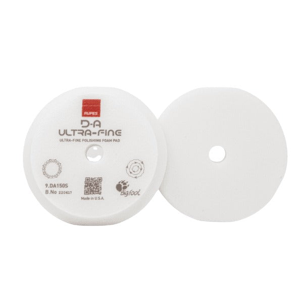RUPES D-A Ultra Fine Finishing Pad (White)