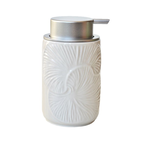 Ceramic Foaming Soap Dispenser - Morning White