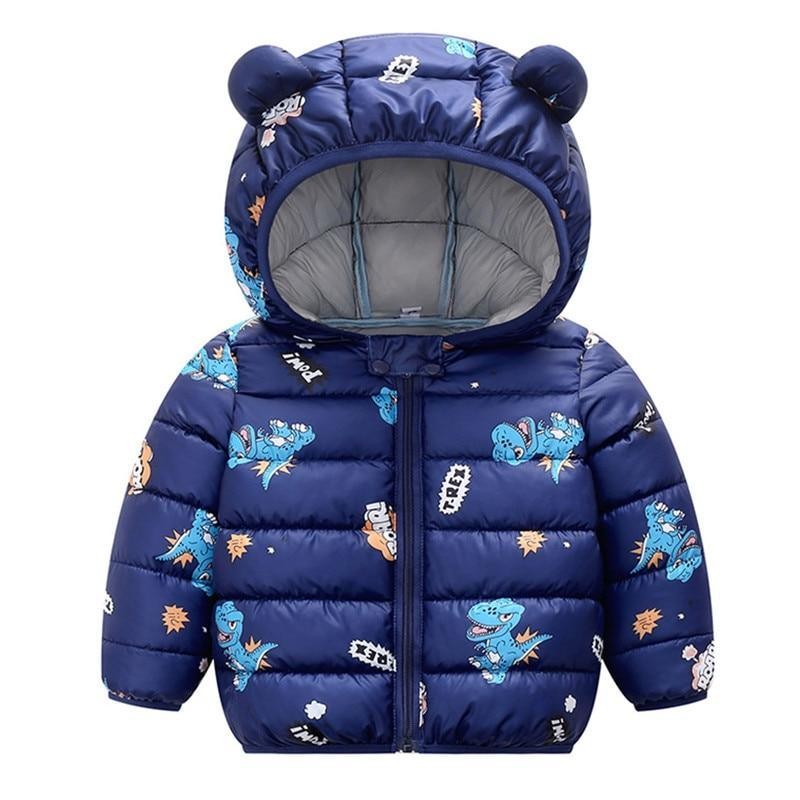 Shiny Modern Luxury Speciall Designed Winter Outerwear Hooded Coat & Jacket Winter Fashion Kids clothing Models For Babies and Girls 3-24 Months