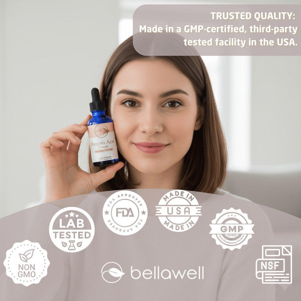 Bellawell Amino-acid Drops – Daily Wellness Support Women's