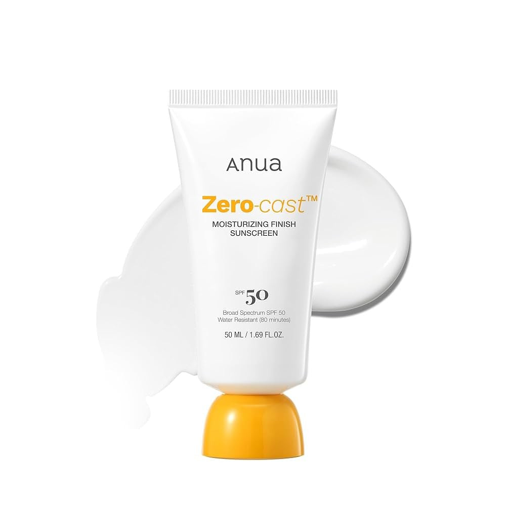 Anua Zero-Cast Moisturizing Finish Sunscreen SPF50+