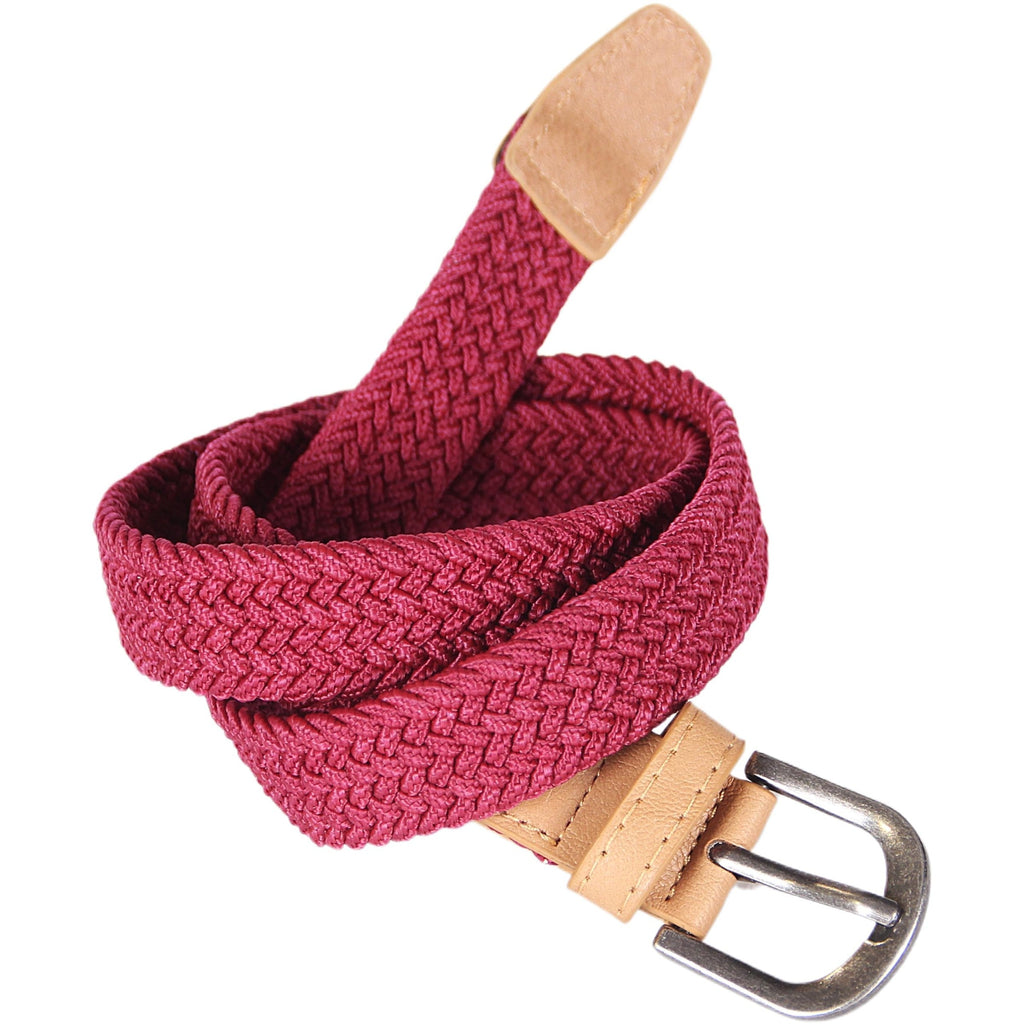 Boys Stretchy Leather Belt - Children's Age 4-14 Y