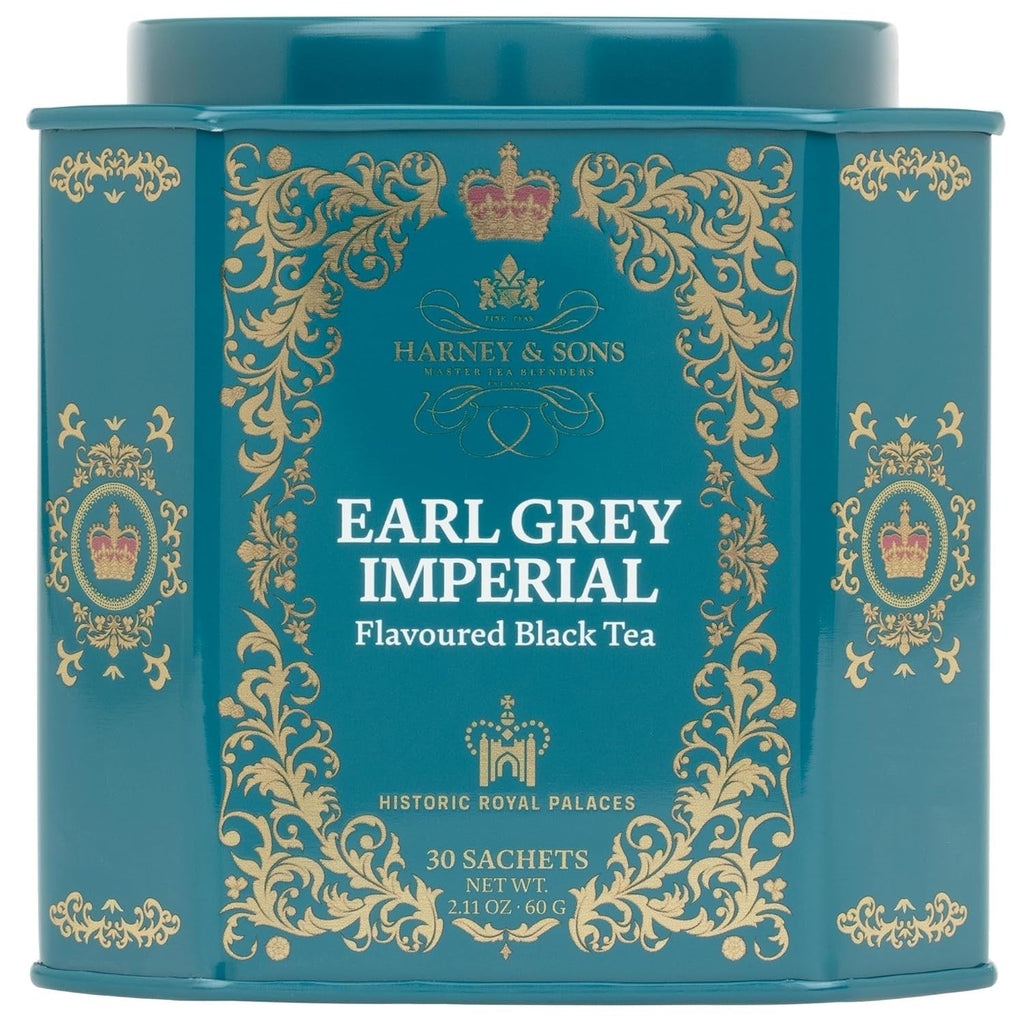 Harney & Sons HRP Earl Grey Imperial Tea – Mindful Coffee Replacement, Smooth Bergamot Black Tea with Vanilla and Honey Notes