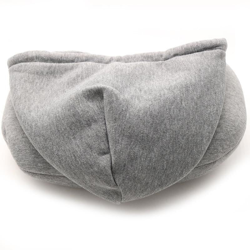 New Travel Hooded U-Shaped Pillow Cushion Car Office Airplane Head Rest Neck Neck Pillow Inflatable Travel Pillow Comfortably Supports The Head Support U-Shaped Luxury Memory Foam Neck Travel Pillow with Hoodie Neck Pillow