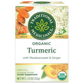 Traditional Medicinals Organic Turmeric Anti-Inflammation Tea – Cold-Brew Friendly Sachets for Outdoor Brunches and Garden Teatime