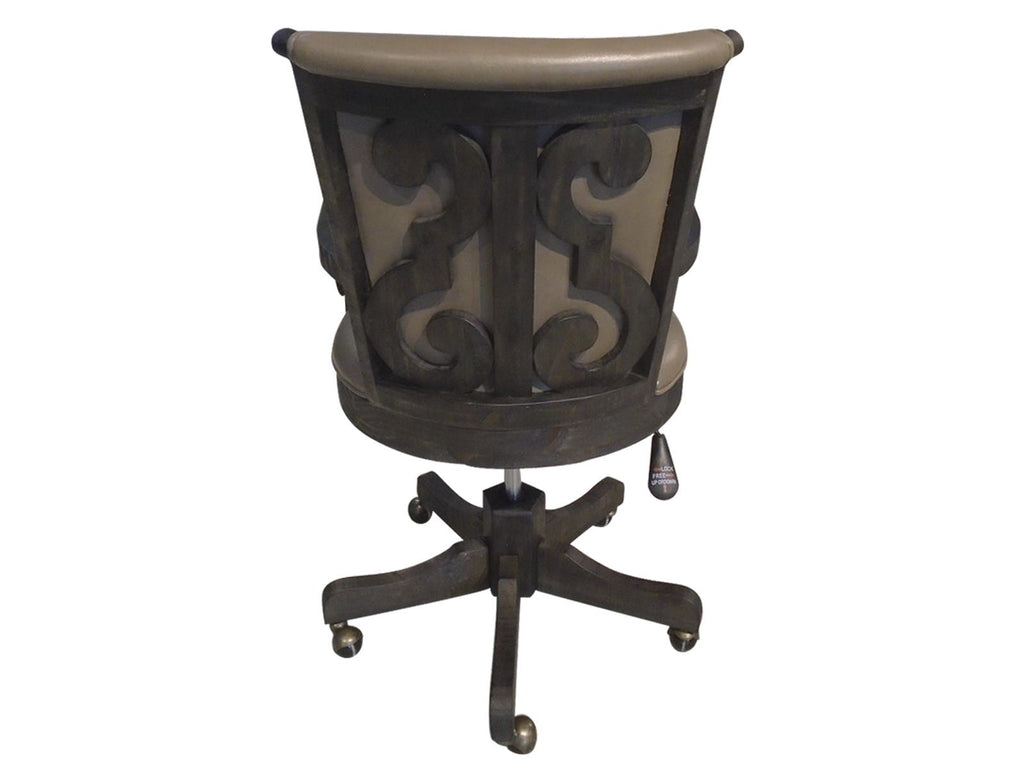 Bellamy - Fully Upholstered Desk Chair - Peppercorn