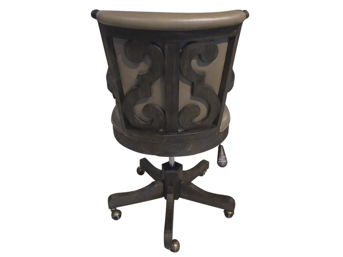 Bellamy - Fully Upholstered Desk Chair - Peppercorn
