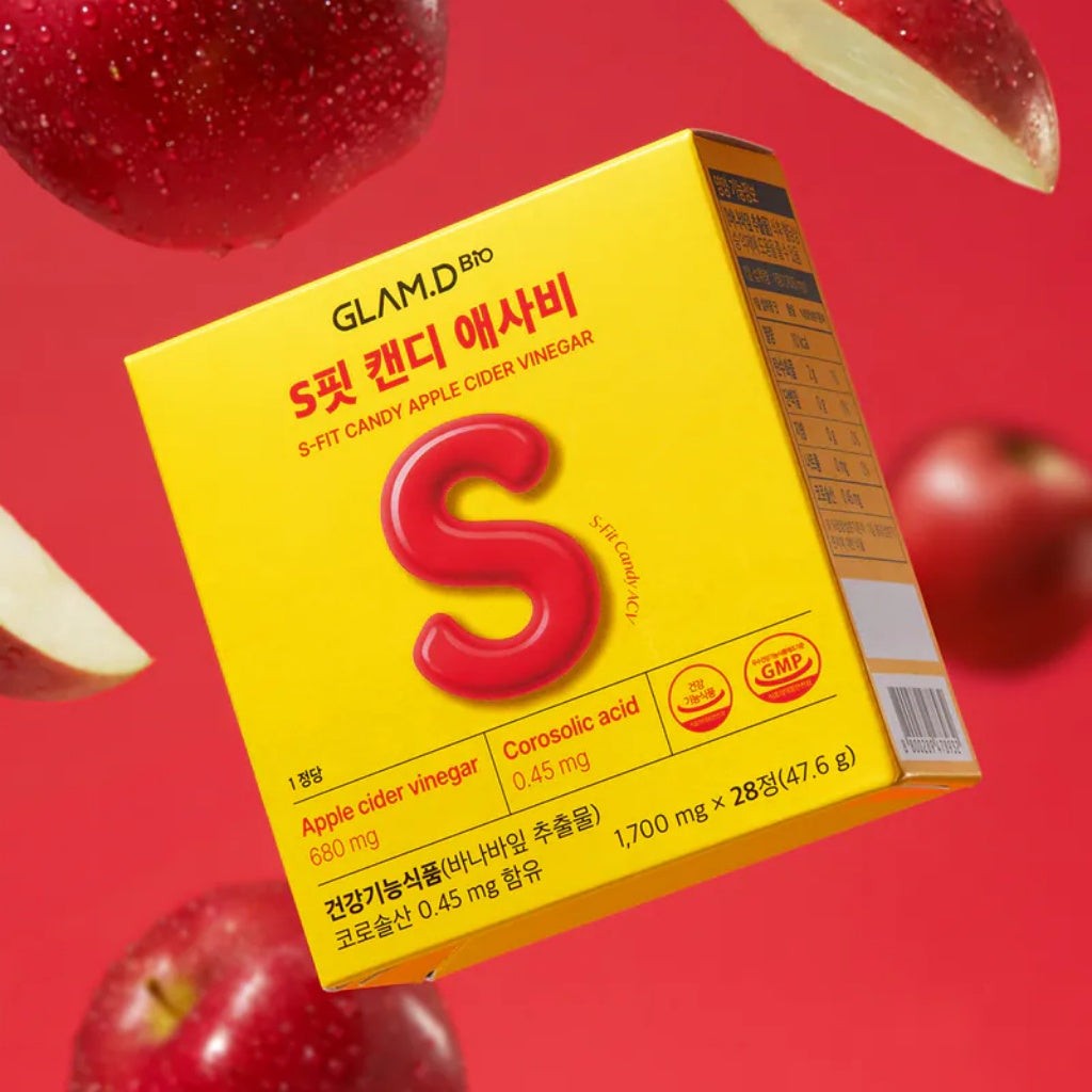 S-FIT CANDY APPLE CIDER VINEGAR 28 tablets (28days)