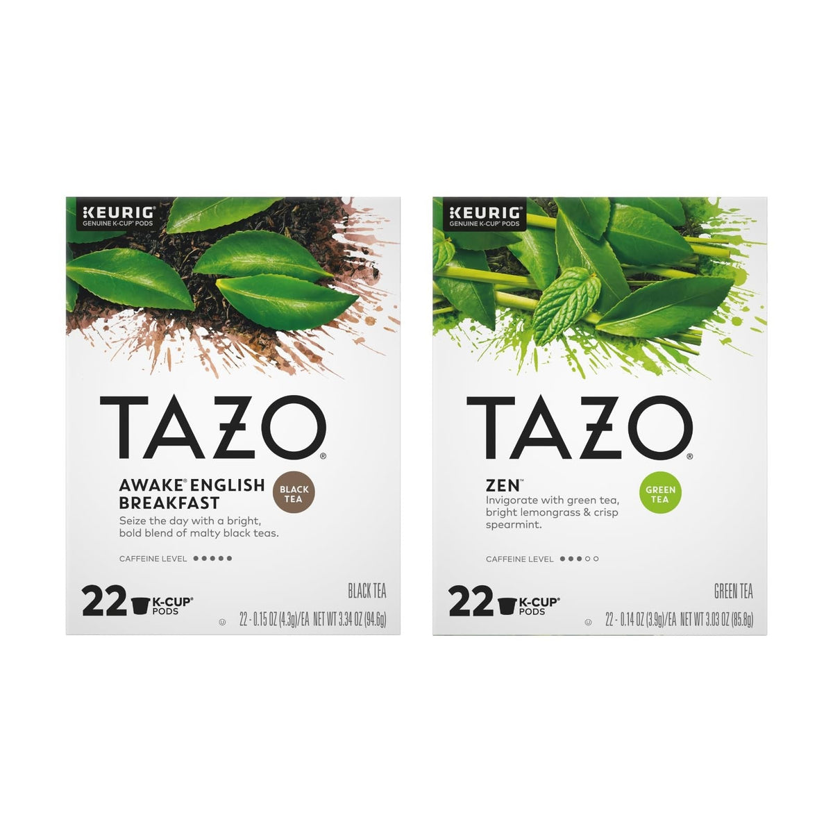 Tazo Organic Zen Green Tea K-Cup Pods – Stress-Relieving Bedtime Tea Ritual for Deeper Evening Calm