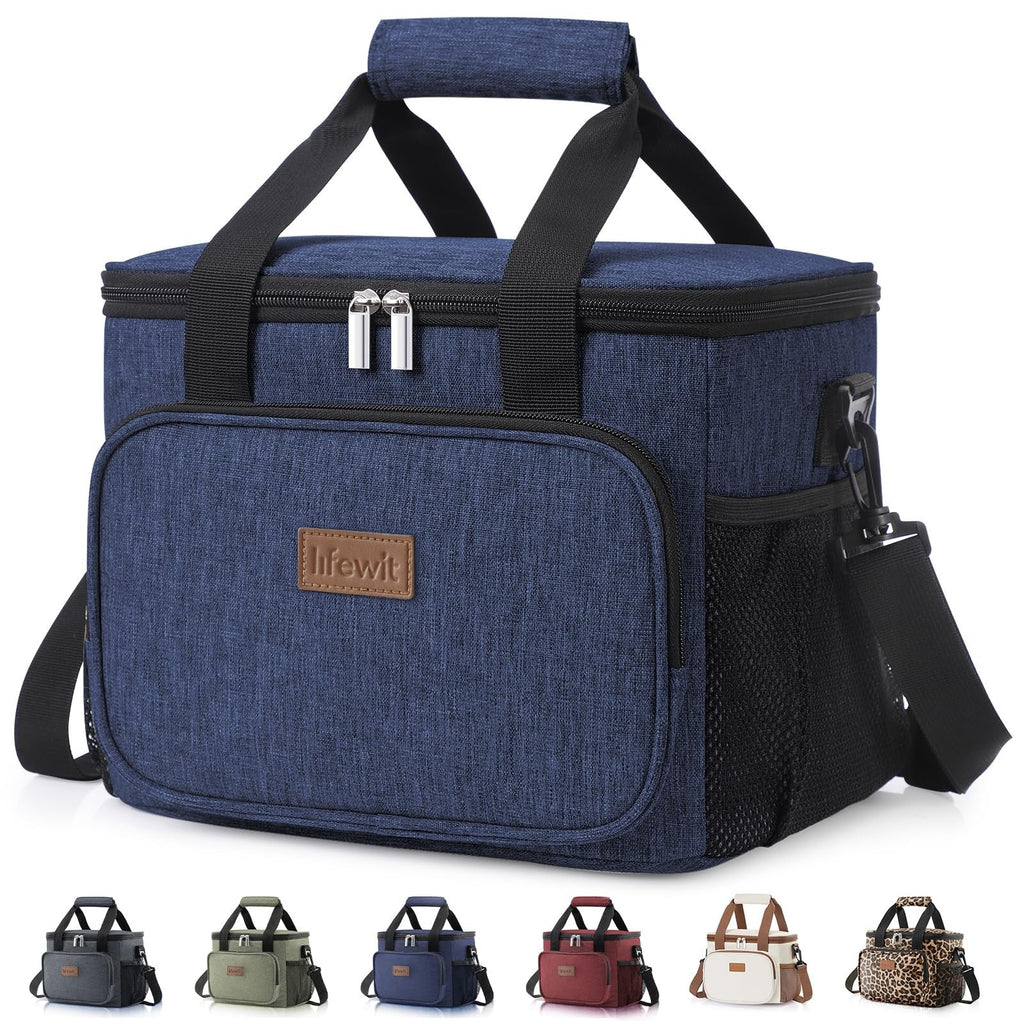 Lifewit Portion-Control Lunch Tote for Wellness Routines – 9L Insulated Bag for Fresh Salads and Snacks