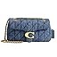 COACH Women's Pebble Tabby Shoulder Bag | Quilted, 26, with Chain