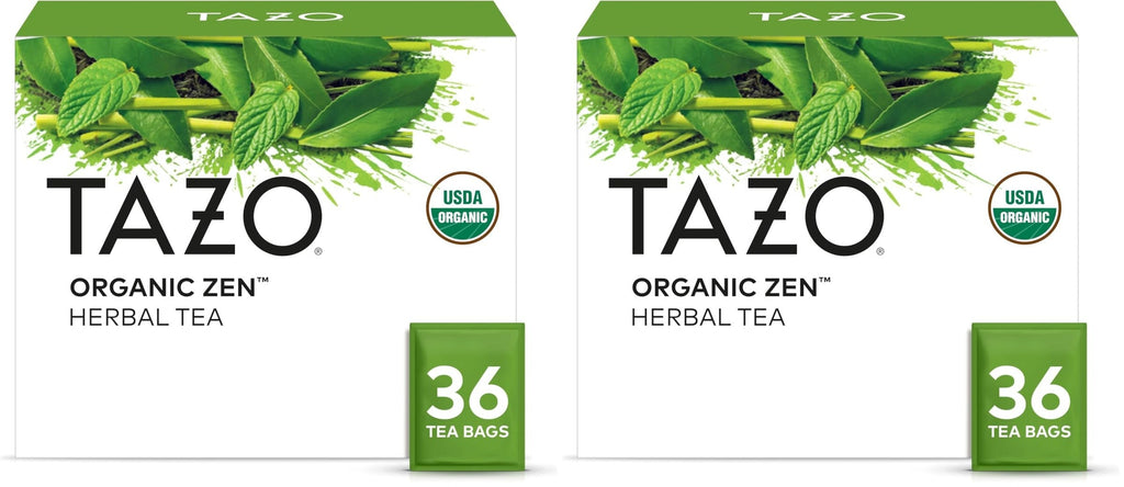 TAZO Organic Zen Green Tea – Clean-Ingredient Green Tea for Intentional Daily Living