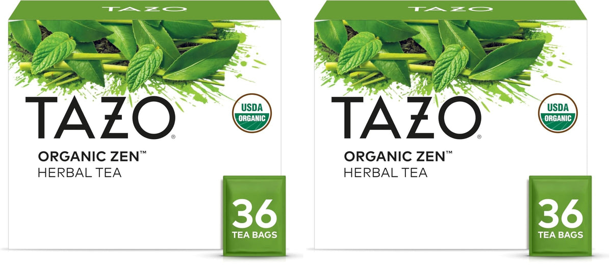 TAZO Organic Zen Green Tea – Clean-Ingredient Green Tea for Intentional Daily Living
