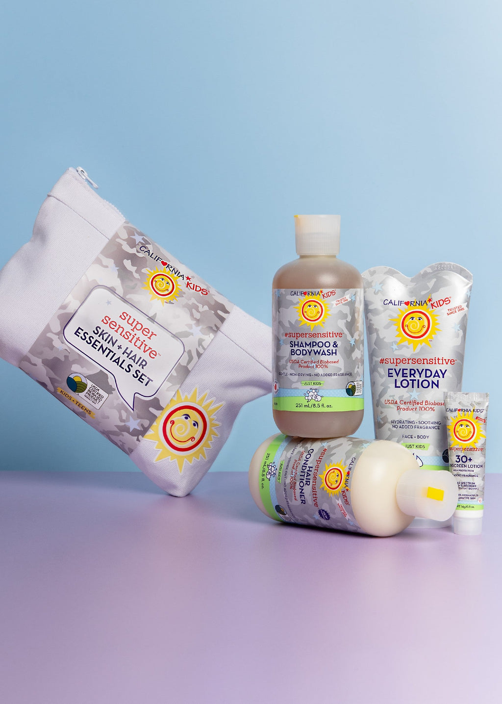 California Kids® #supersensitiveTM Essentials Set