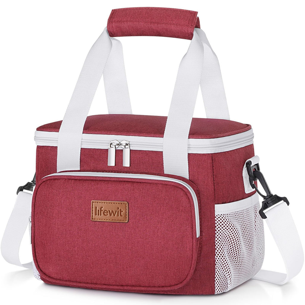 Lifewit Portion-Control Lunch Tote for Wellness Routines – 9L Insulated Bag for Fresh Salads and Snacks