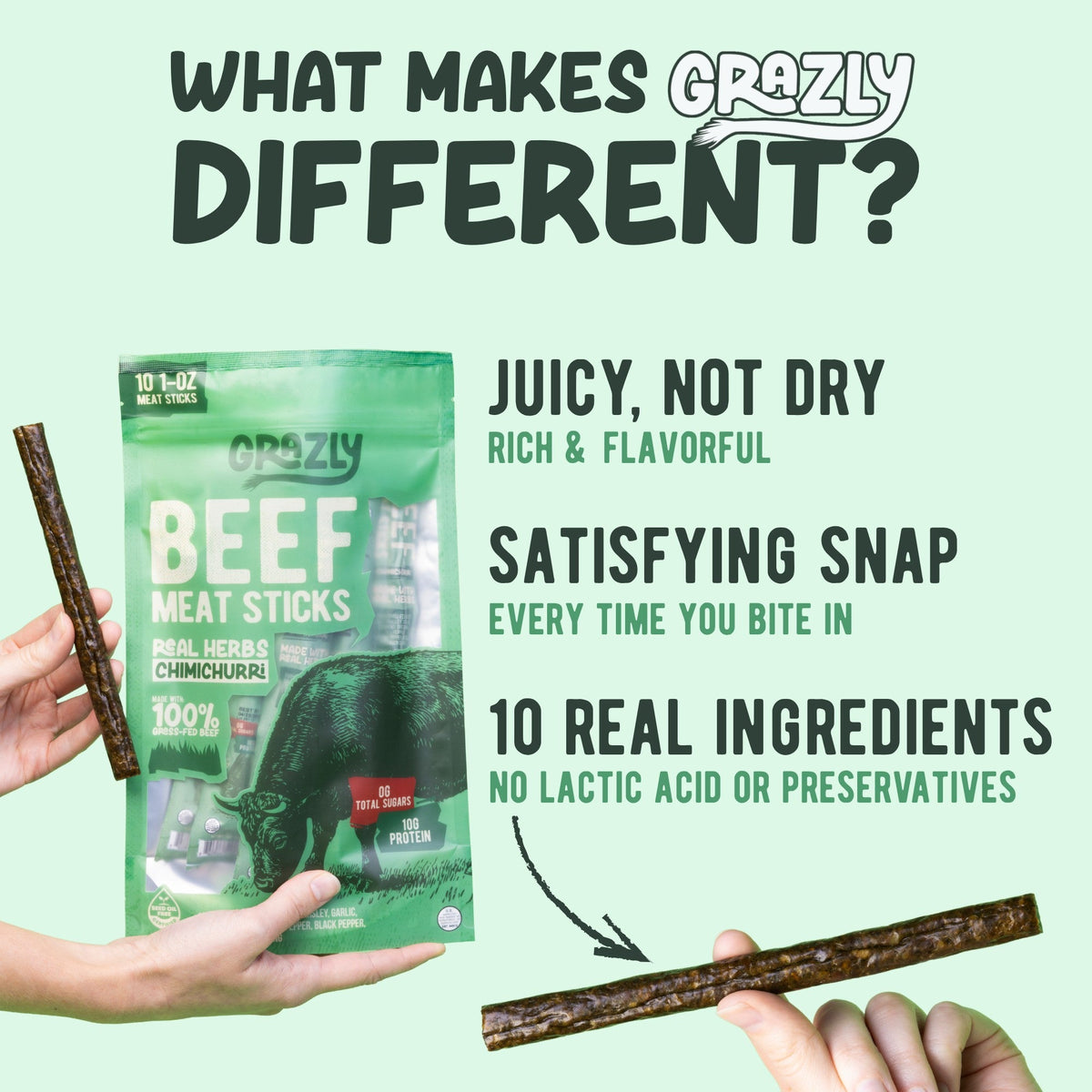 Chimichurri Beef Meat Sticks