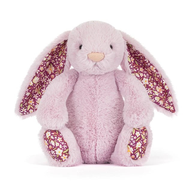 Jellycat Thistlepop Blossom Luxe Bunny 紫色碎花賓尼兔