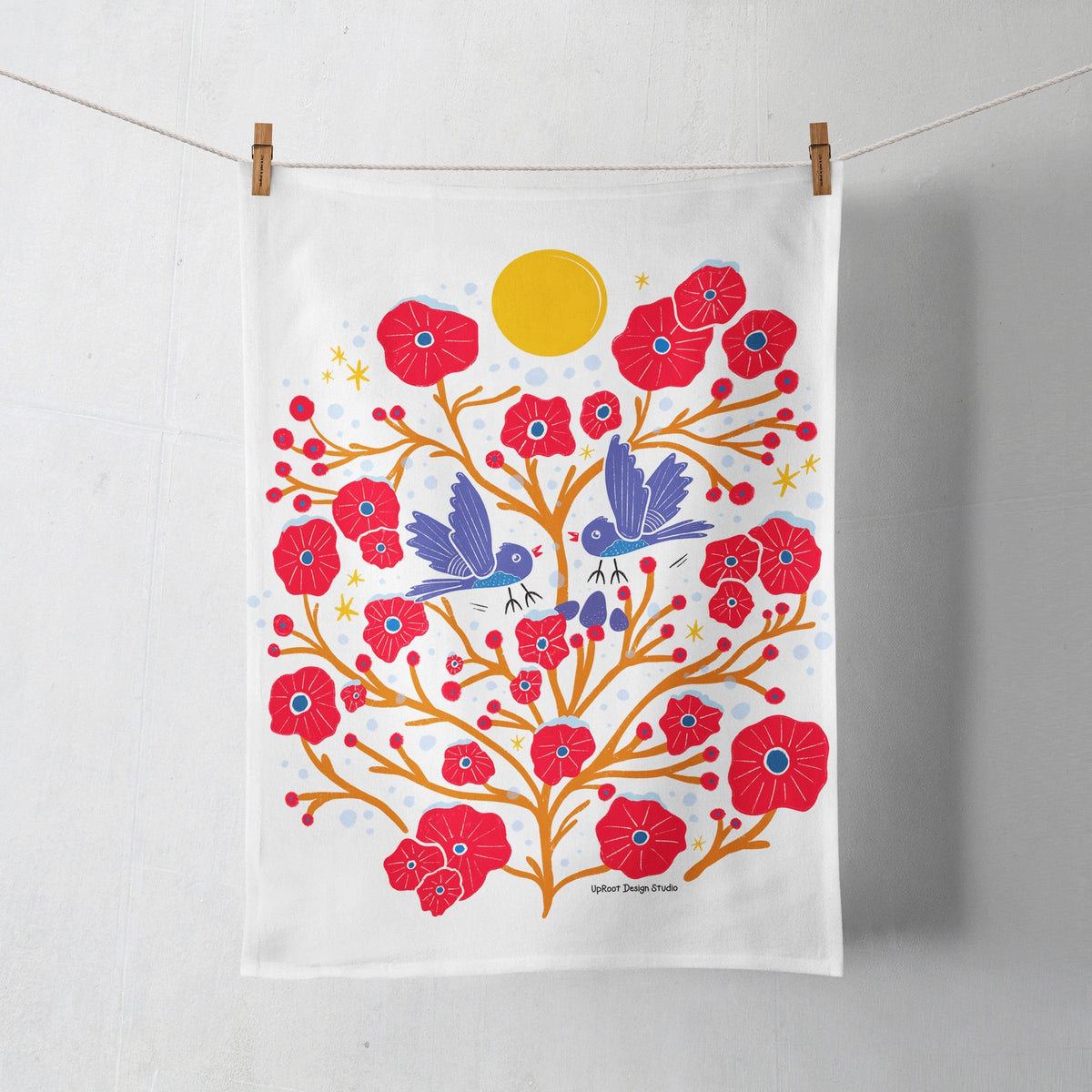 Build Your Own Custom Tea Time Gift Set with Honey and Two Teas + Tea Towel of Your Choice