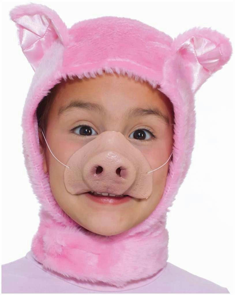 Forum Novelties Child Size Animal Costume Pink Piglet Hood and Nose
