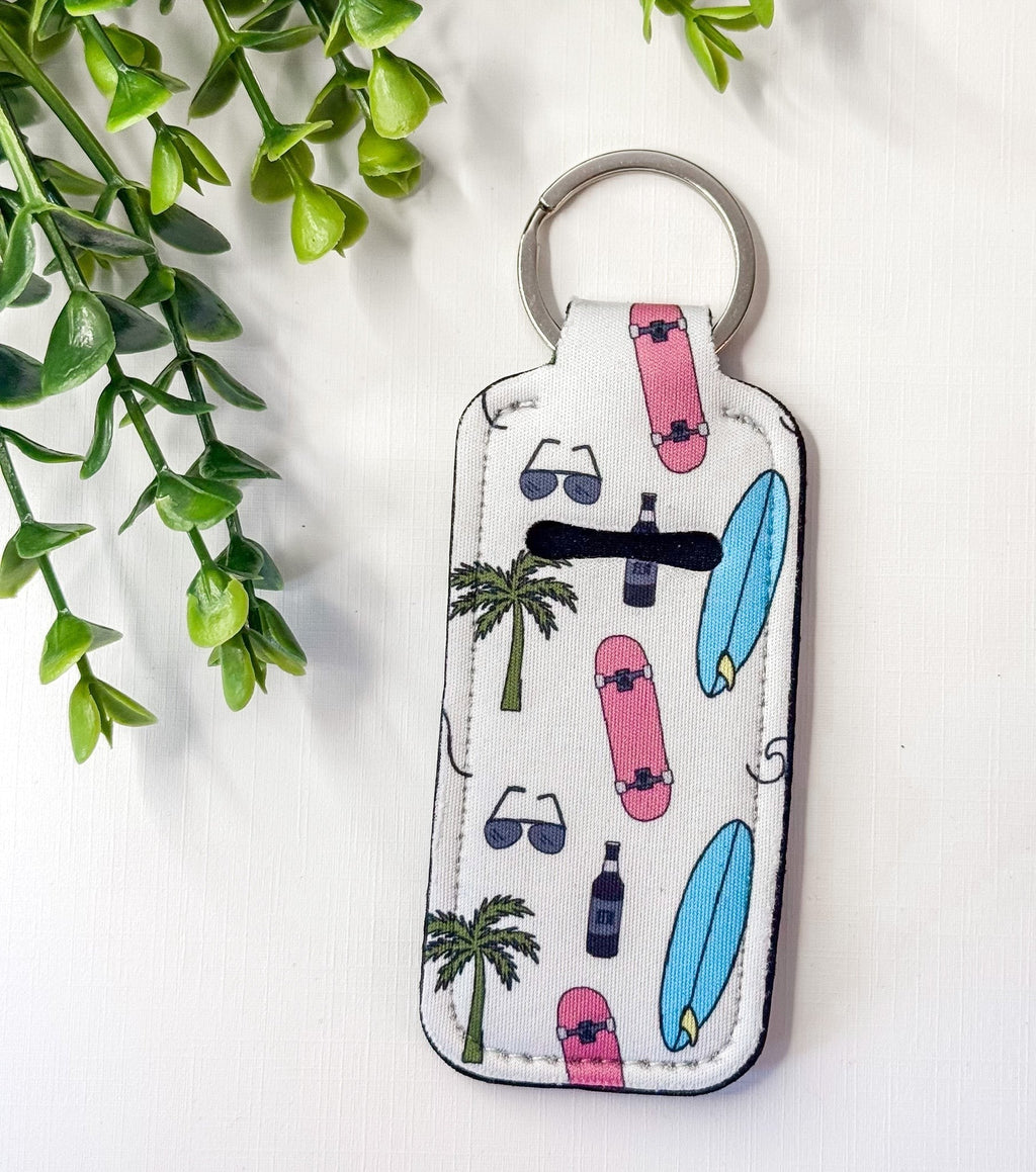 Chapstick Holder Keychains