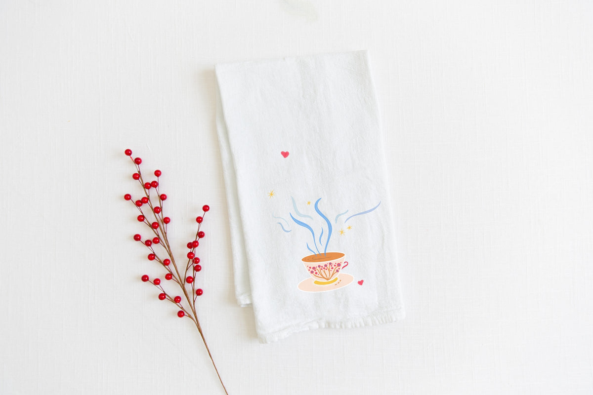 Build Your Own Custom Tea Time Gift Set with Honey and Two Teas + Tea Towel of Your Choice