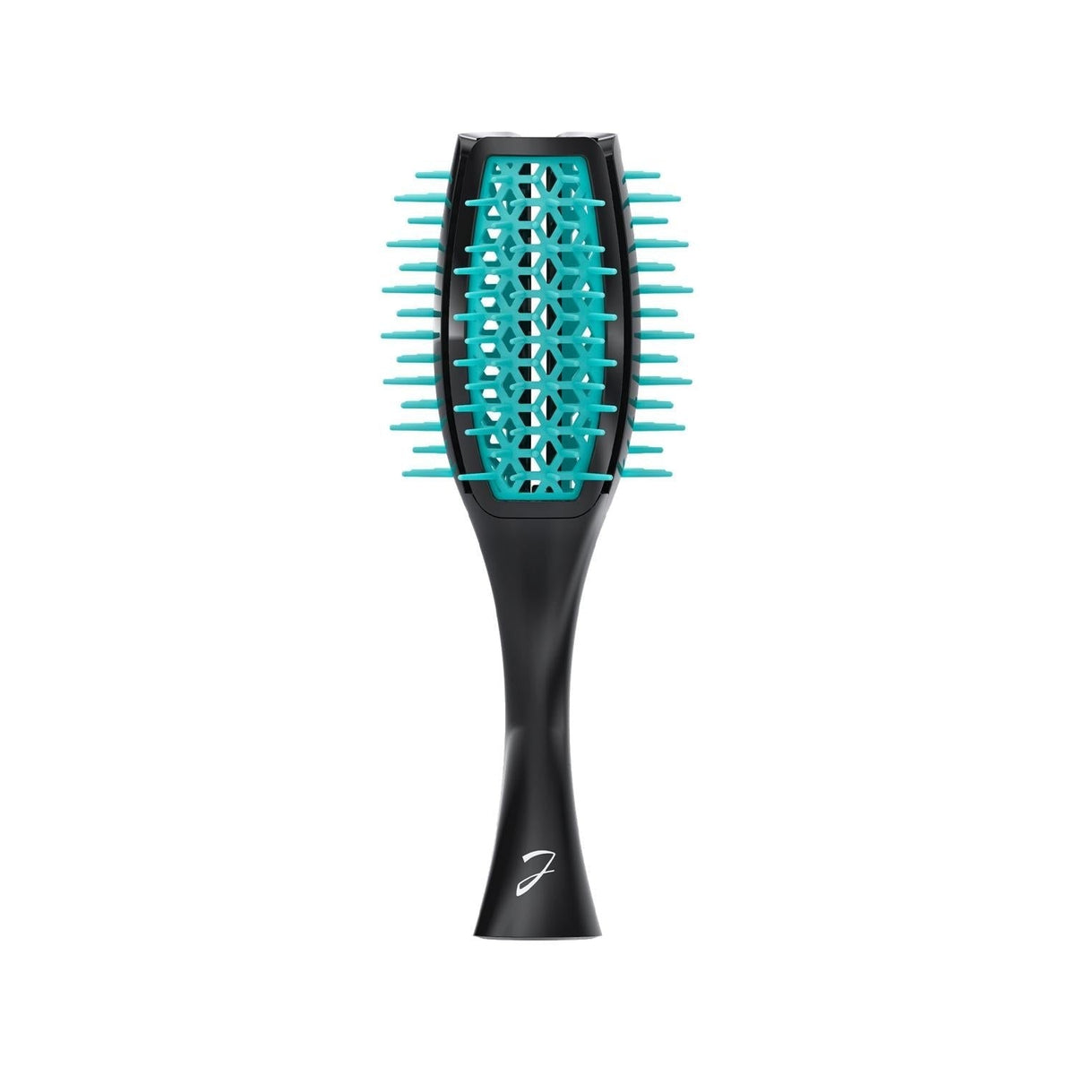 Janeke Tulip Brush Detangling Hair Brush Black & Blue