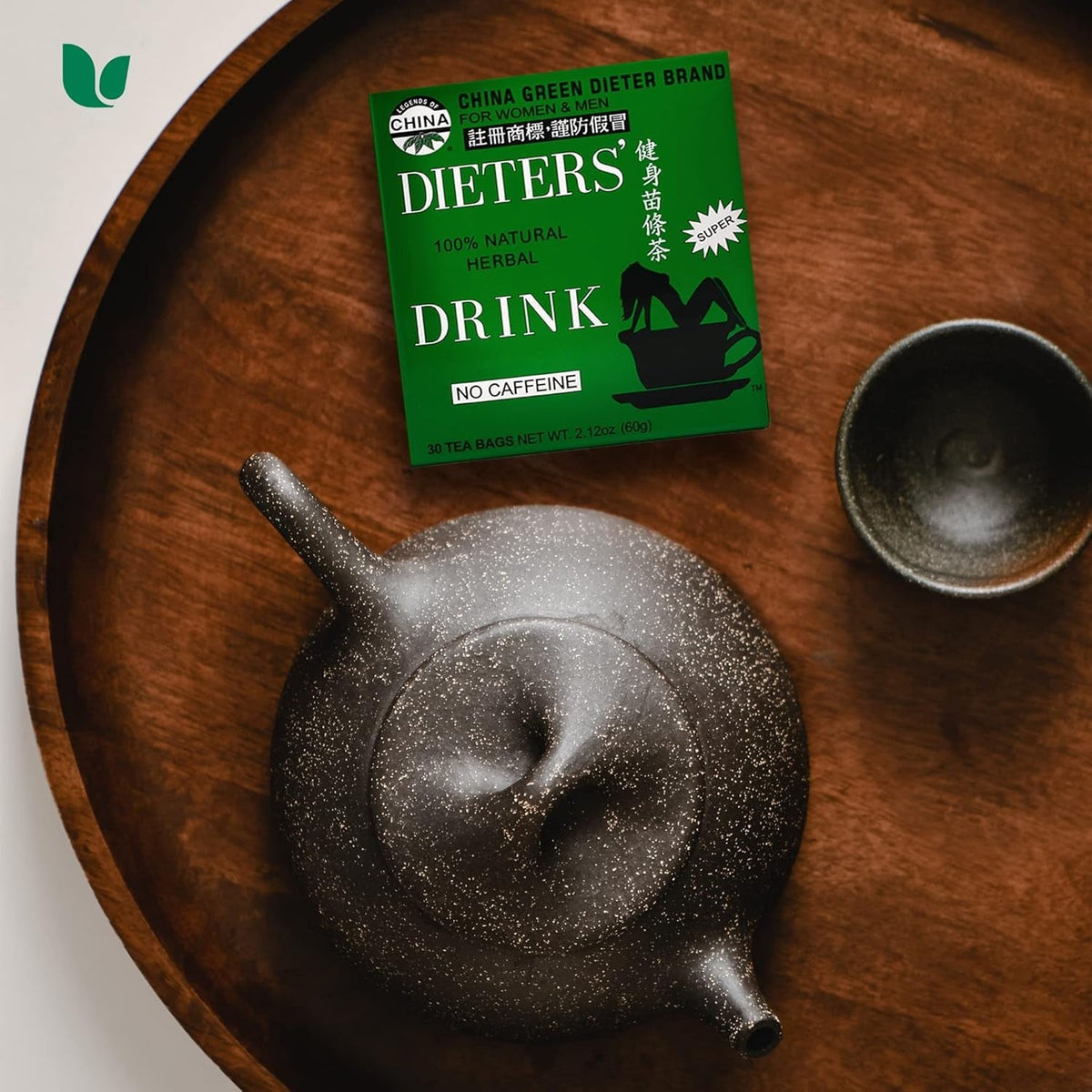 Uncle Lee's Tea China Green Dieters Tea – Beginner-Safe Slimming Tea with Built-In Gradual Introduction Instructions