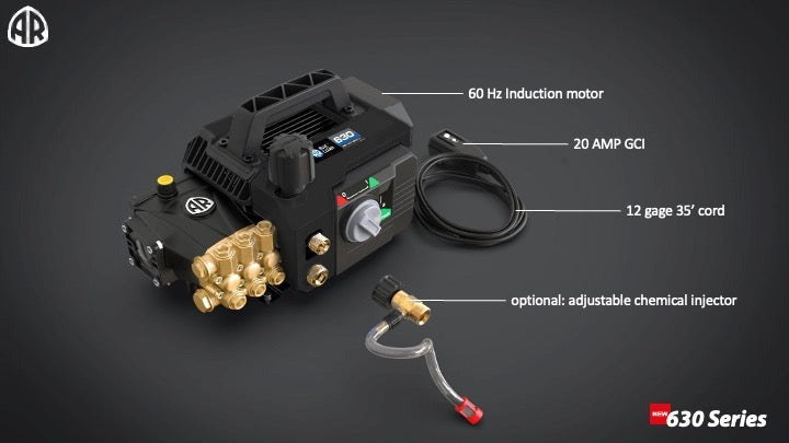 AR630 Pro Electric Pressure Washer | Commercial-Grade Performance for Detailers & Professionals