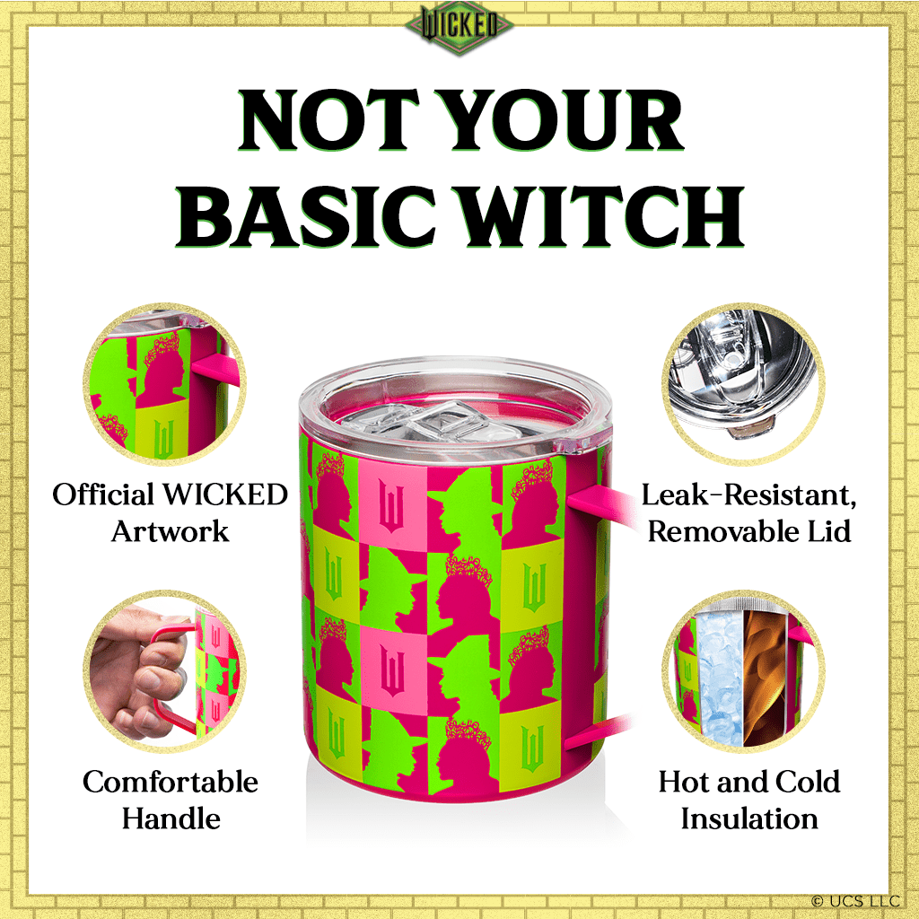 Wicked Pink Stainless Steel Camp Mug - 12 oz