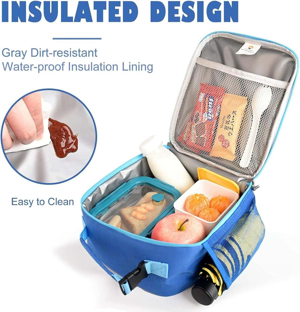 CaCTOUR Kids Lunch Box – Practical Birthday and Holiday Gift for Girls and Boys Ages 3 to 7