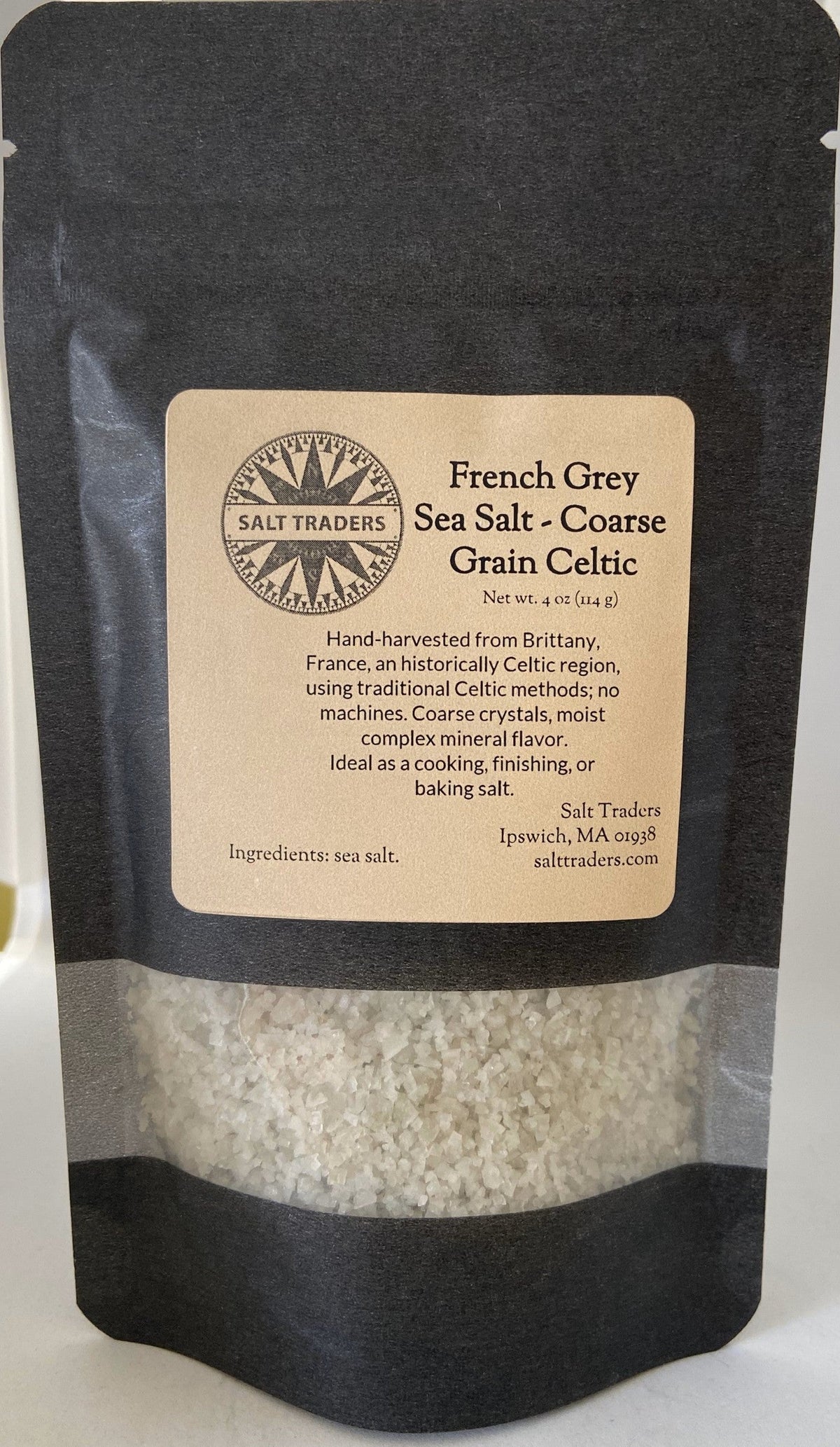French Grey Sea Salt, Celtic Sel Gris, Fine or Coarse Grain