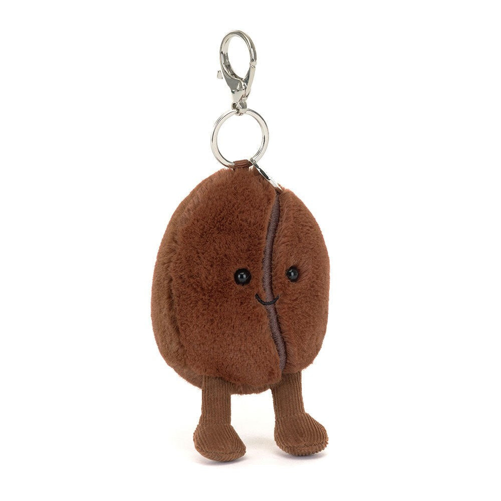 Jellycat Amuseables Coffee Bean Bag Charm 咖啡豆鑰匙扣