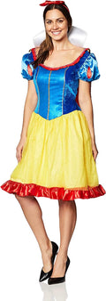 Disney Snow White Fab Dress Adult Halloween Costume Small 4-6