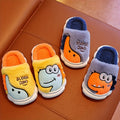 Girls' Cozy Dinosaur Slippers — Lightweight Warm Cartoon House Shoes with Non-Slip PVC Sole (Indoor/Outdoor)