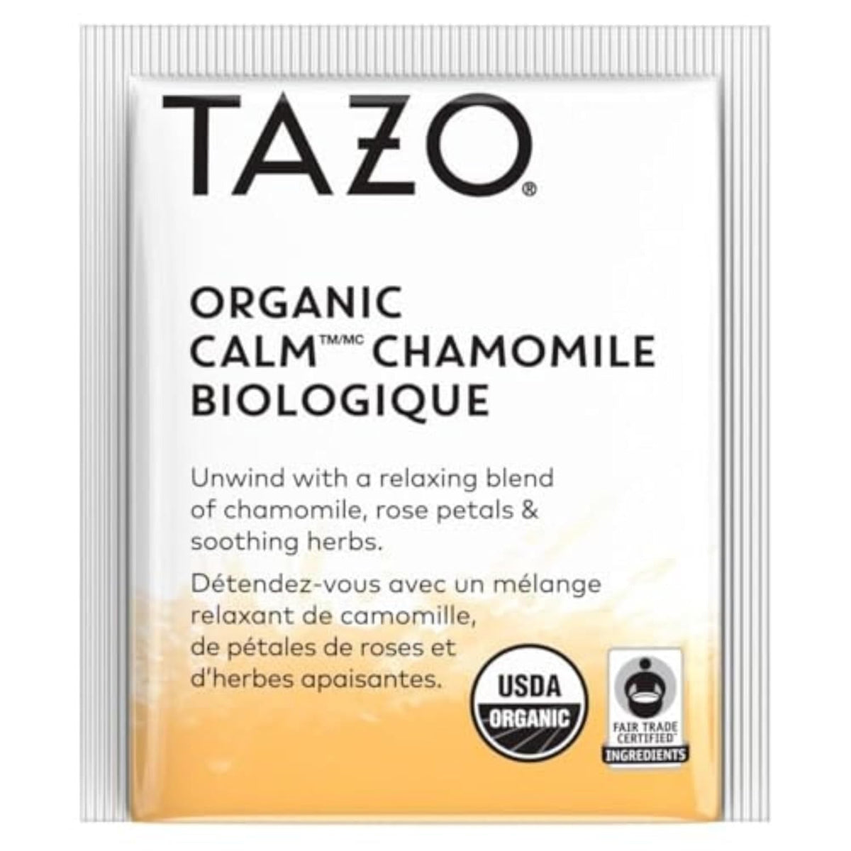 TAZO Calm Chamomile Herbal Tea Bags – Neutral Aesthetic Herbal Tea for Less Is More Kitchens, 16 Bags
