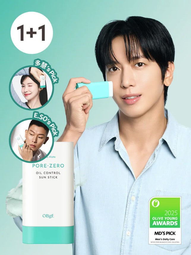 OBgE Pore-Zero Oil Control Sun Stick 清爽控油防曬棒 18g