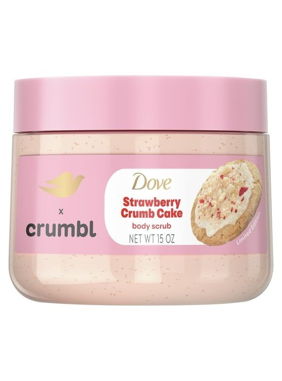 Dove Crumbl Exfoliating Body Scrub Strawberry crumb Cake
