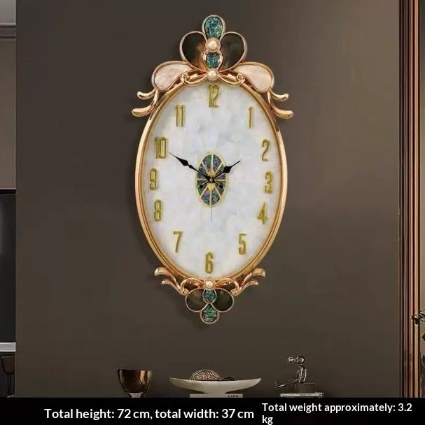 Shell-shaped Wall Clock Home Decor Clock Fashionable And Modern Timepiece