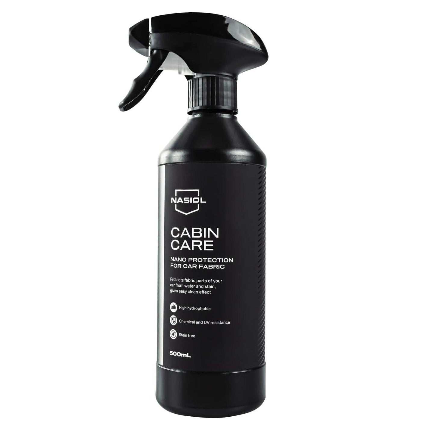 Nasiol CabinCare Fabric Interior Protectant for Automotive Upholstery & Carpet Long-Lasting Hydrophobic Protection for Seats, Carpets & Convertible Tops