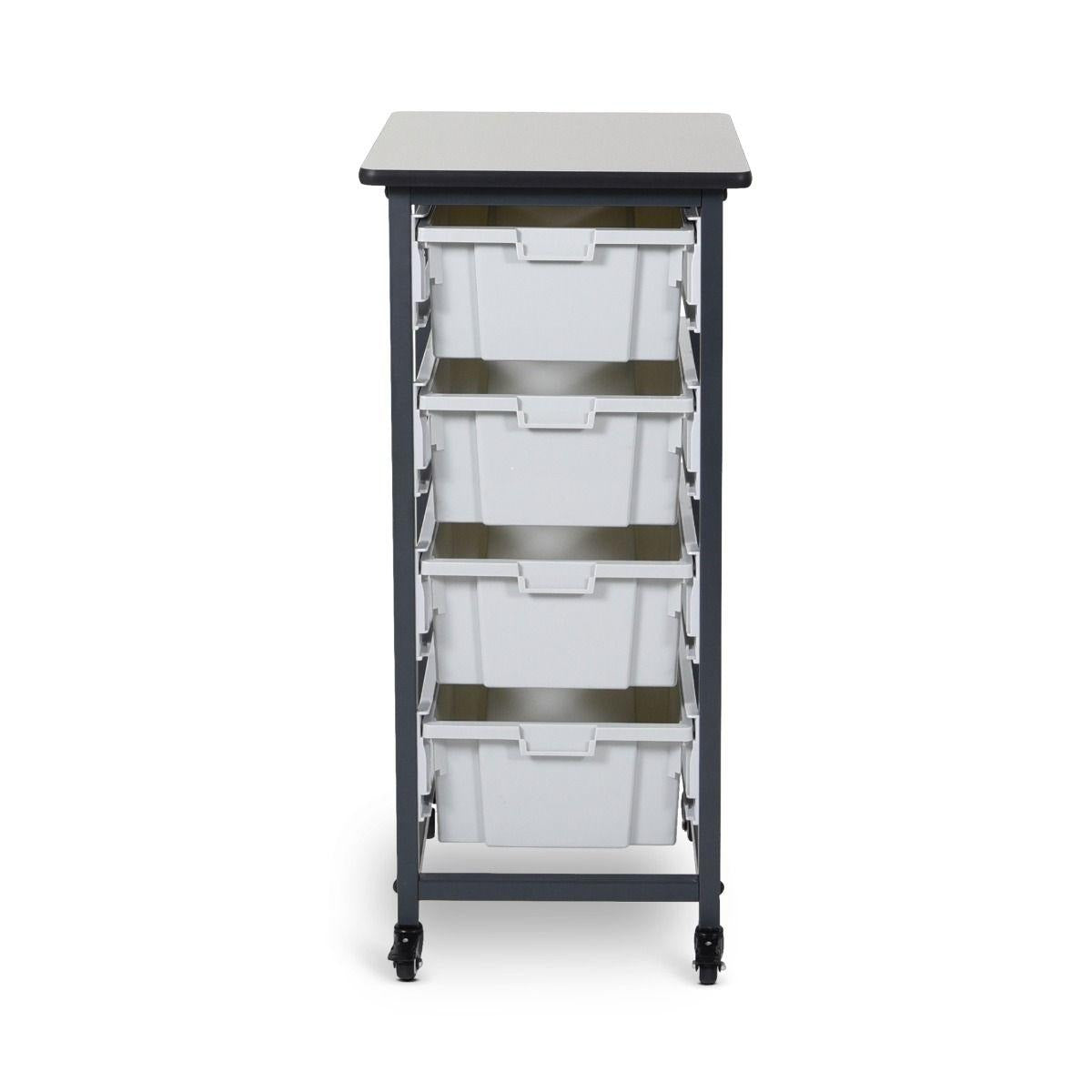 LUXOR MBS-SR-4L Mobile Bin Storage Unit